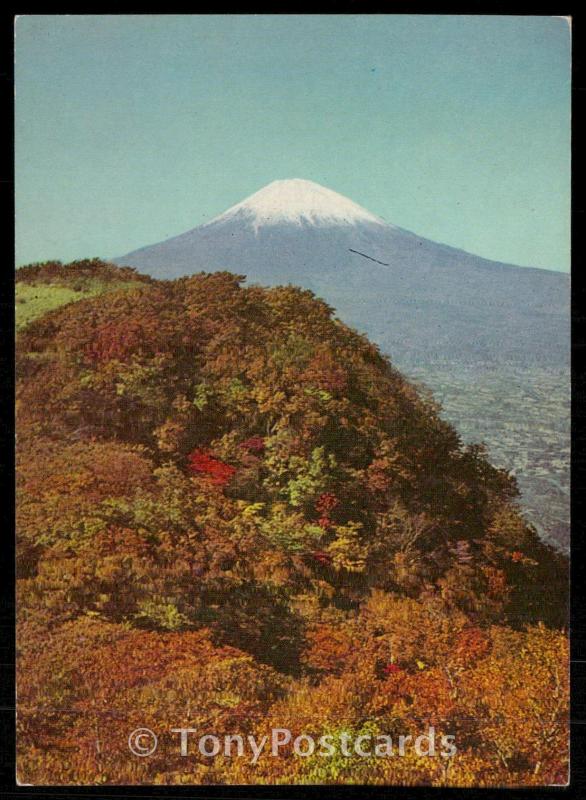 Snow-capped Fuji