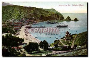 Postcard Old Avalon Bay And Catalina Island