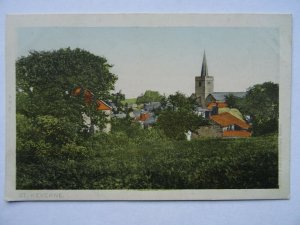 Cornwall ST. KEVERNE Village & Church c1904 Postcard by Griffiths & Leavery