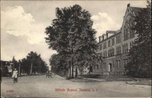 Jamaica Long Island NY Hillside Ave c1910 Postcard