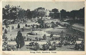 W/B Greg Park Herford Texas TX 1928