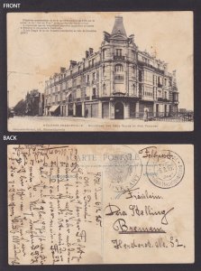 GERMANY 1915, Fieldpost card, Charleville-Mézières France, WWI