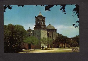 TX  San Antonio Texas San Jose Mission Famous for Rose Window Postcard US