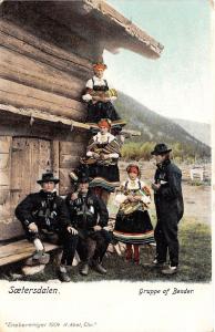 B71253 Soetersdalen Gruppe af Bender folklore costume Norway
