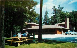 Battle Creek Michigan MEA Camp Automobile Cook Postcard 21-4854