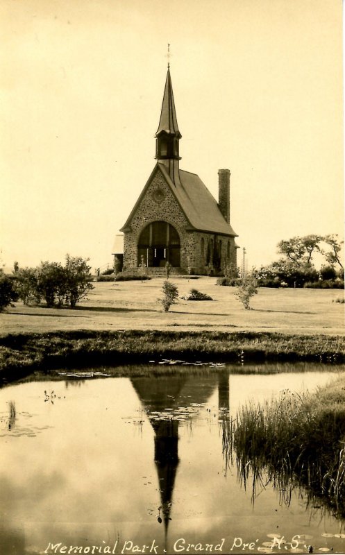 Canada - Nova Scotia, Grand Pre. Acadian Museum,Memorial Park*RPPC