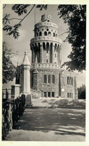 Hungary Budapest Look Out Tower On The Mount John Vintage RPPC 07.47