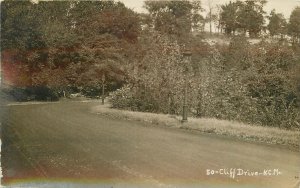 Postcard RPPC C-1910 Missouri Kansas City Cliff Drive North American 23-12535