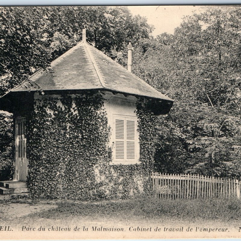 c1910s Rueil France Emperor Work Cabinet Chateau Malmaison Park Ivy Cottage A353