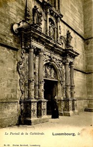 Luxembourg - Cathedral Entrance