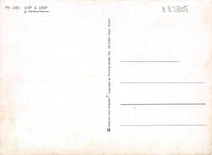 B82805 chip and chop squirrel lenticular 3d stereoscopic card  front/back scan