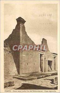 'Postcard Ancient Pompeii Nuovi scavi sulla Via Casa dell''Abbondanza signorile'