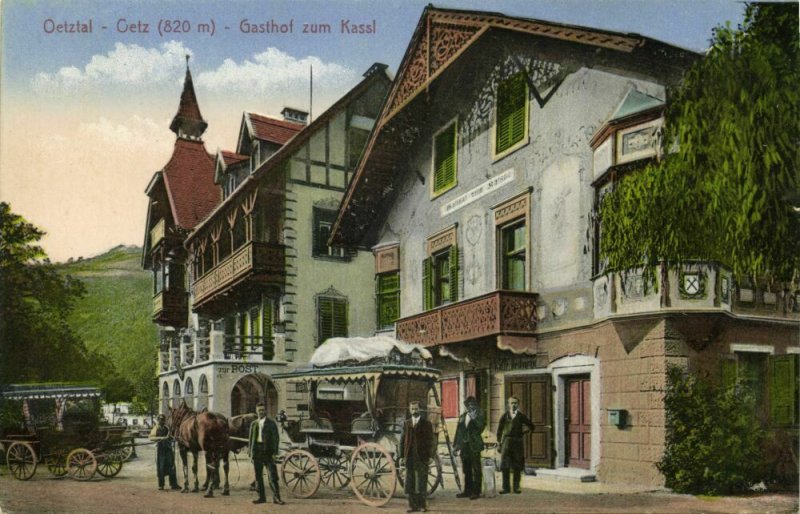 austria, OETZ, Oetztal, Gasthof zum Kassl (1910s) Postcard