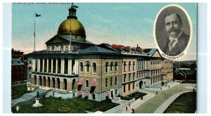 1912 Governor Eugene N Foss, South Postal Cancel Political Advertising Postcard 