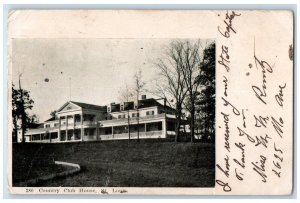 1906 Country Club House Exterior St. Louis Arizona AZ Vintage Antique Postcard