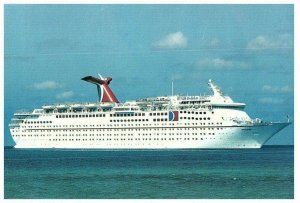 The Fun Ship Holiday - Carnival Cruises Souvenir Ship Postcard