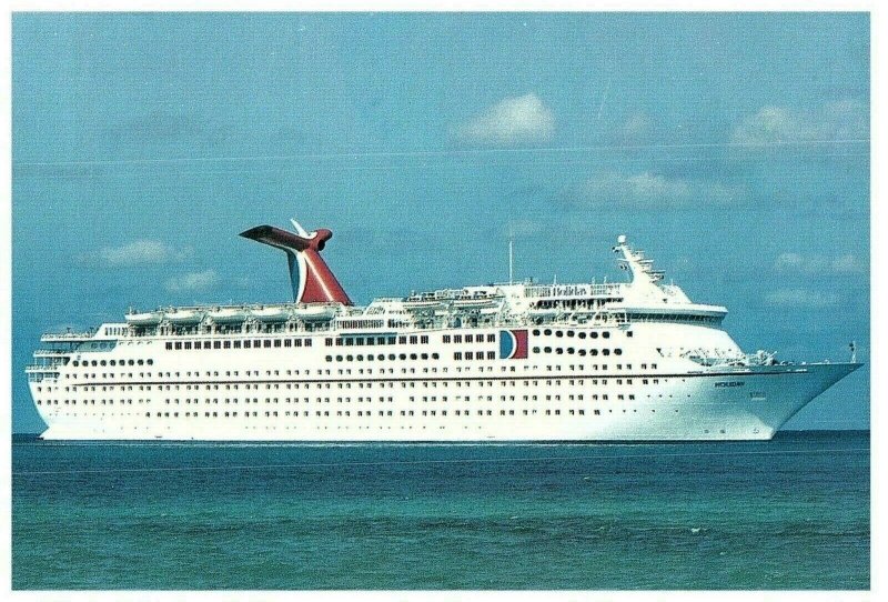 The Fun Ship Holiday - Carnival Cruises Souvenir ship Postcard