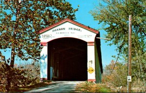 Covered Bridges Jackson Bridge Built 1861 Parke County Indiana