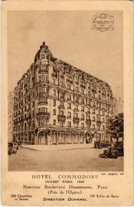 CPA AK PARIS Hotel Commodore Boulevard Haussmann (971086)