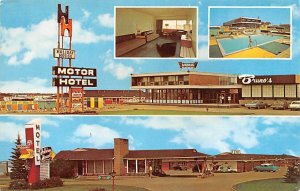 Holiday House Motor Hotel & Motel Saskatoon Stain on back 