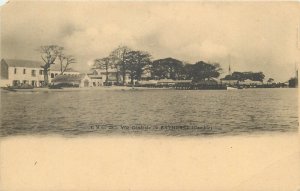 Gambia Bathurst general view vintage postcard