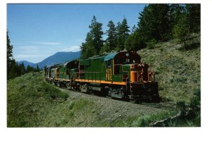 Pacific Great Eastern Railway Train, Clinton, British Columbia, 1965