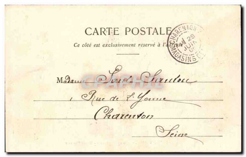 Chateaubriant Old Postcard Renaissance Chateau Court & # 39honneur