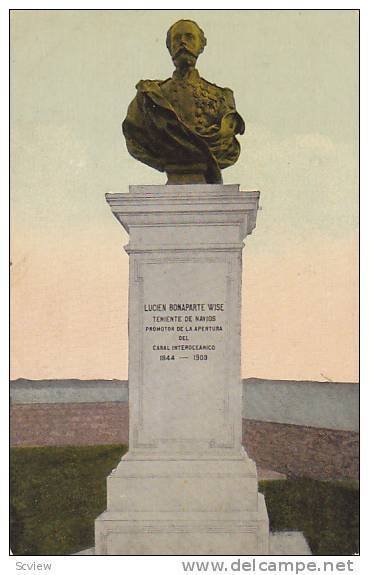 Bust Of Lucien Bonaparte WIse, Panama City, Panama, 1900-1910s