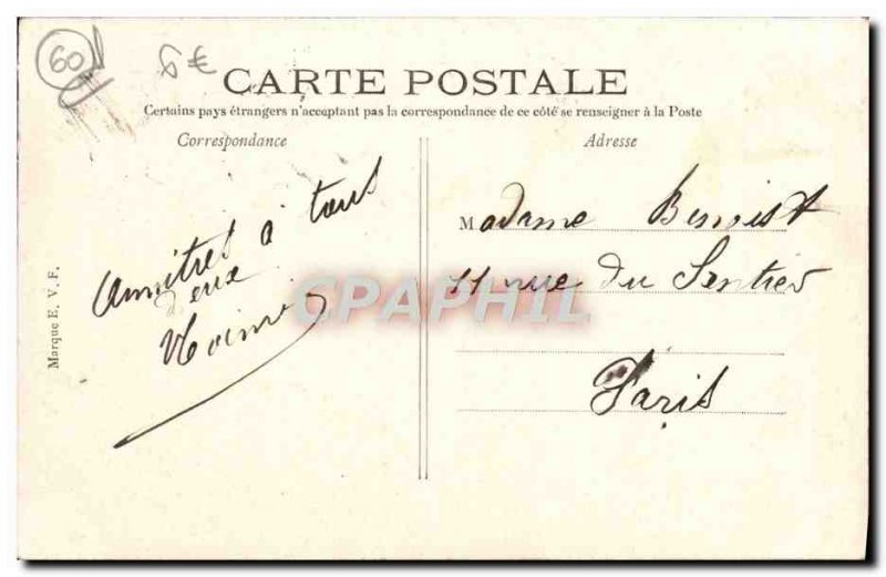 Old Postcard Senlis Vue Generale