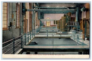 c1910 Interior Pumps Water Works Chain Rocks St Louis Missouri Vintage Postcard 