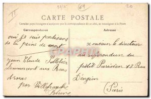 Old Postcard Bank Caisse d & # 39Epargne Villefranche