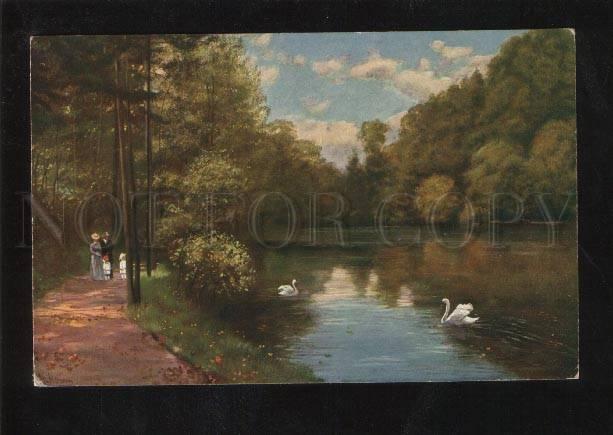 059414 GERMANY Baden-Baden Der Waldsee  Vintage PC