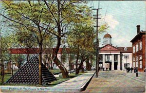 Postcard MILITARY SCENE Portsmouth Virginia VA AK6614