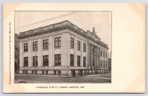 Marion~Beaux Arts Carnegie Public Library~Photographer Claude Grindle~Unused B&W