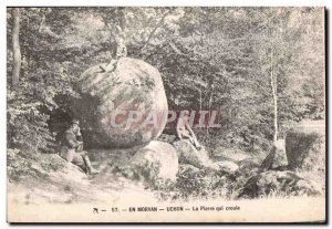 Uchon - Stone flowing - Old Postcard