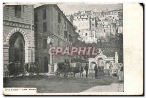 Old Postcard San Remo Advertisement Children Nantes Coordonnerie People Place...