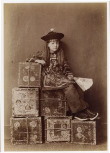 Tea Merchant Lewis Carroll Charles Dodgson 1873 Victorian Print Photo Postcard