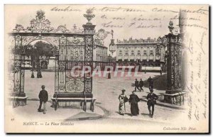 Old Postcard Nancy Place Stanislas