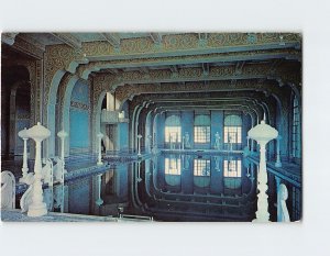 Postcard - Interior of The Roman Pool, Hearst Castle - San Simeon, California