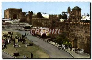 Postcard Modern Rabat Des Remparts Oudaias