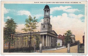 Exterior,  Old St. Paul´s Church and NewParish House,  Richmond,  Virginia, ...