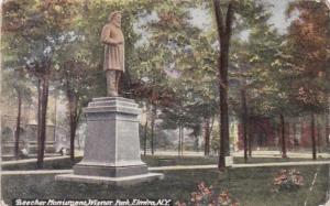 New York Elmira The Beecher Monument Wisner Park 1911