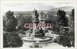 Old Postcard Lyon Place Carnot Monument of the Republic and Gare Perrache