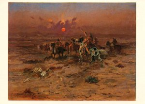 Stolen Horses,Charles Russell Western Painting