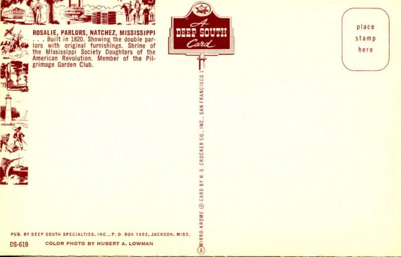 MS - Natchez. Rosalie Parlors