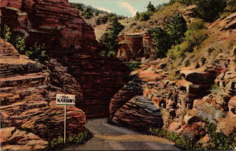 Colorado Williams Cannon Entering The Narrows Curteich