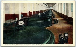 M-30324 Generator Room Mississippi River Power Plant Keokuk Iowa