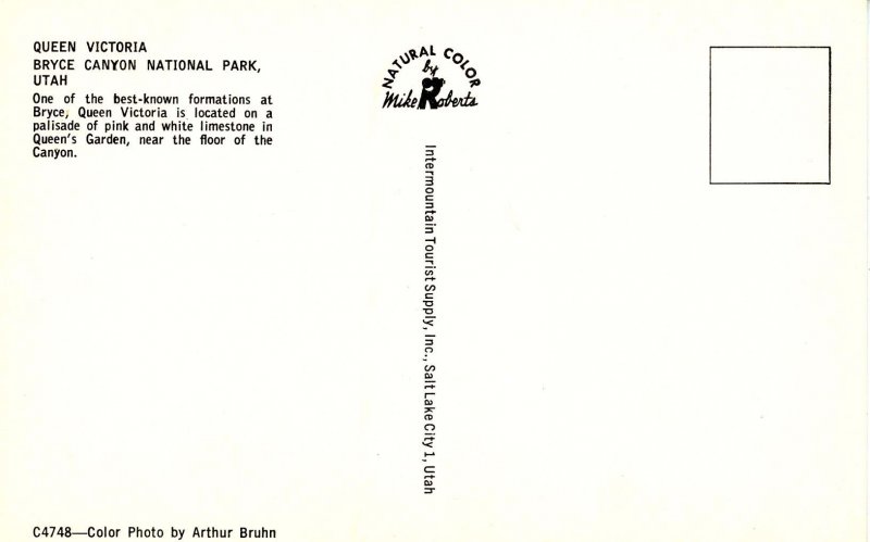 UT - Bryce Canyon, Queen Victoria