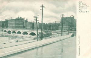 Vintage Postcard 1900's Aqueduct Over the Genesee River Rochester New York NY