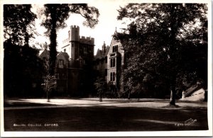 England Balliol College Oxford Vintage RPPC C004